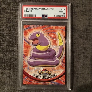 #23 Ekans Pokemon Topps TV Animation Edition Series 1 PSA 9 MINT Pop 6 - Picture 1 of 3