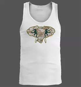 Camiseta sin mangas Hellaphant para hombre de camuflaje - Oakland Athletics A's Stomper Playoffs - Imagen 1 de 5