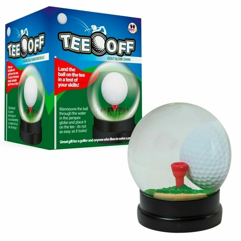 Tee Off Golf Ball Globe Game Puzzle Fun Gift Funtime - Image 1 of 4
