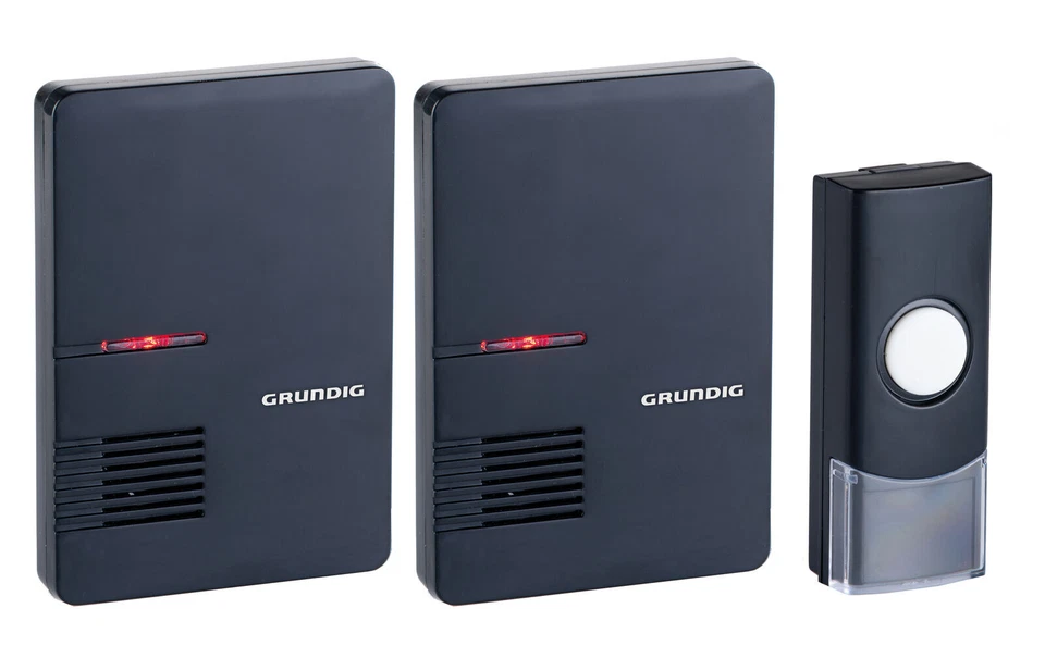 Grundig QH-831A Türklingel mit 2 Empfängern - Schwarz