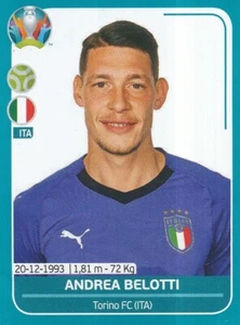 ITA27 ANDREA BELOTTI # ITALIA ITALY STICKER PANINI UEFA EURO 2020 - Picture 1 of 2