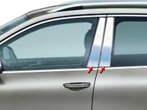 (PARA) VOLKSWAGEN TOUAREG 2011-2017 * 4 piezas de acero inoxidable pilar poste moldura - Imagen 1 de 1