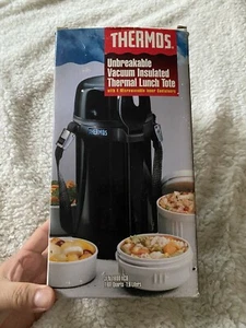 Thermos (1996) Unbreakable Vacuum Insulated Thermal Lunch Tote (1.69 Quarts) - Picture 1 of 12