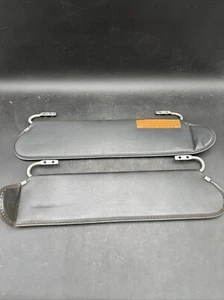 Jeep YJ Sun Visor Black Left Right Pair Factory Visors 87-95 Wrangler - Picture 1 of 14
