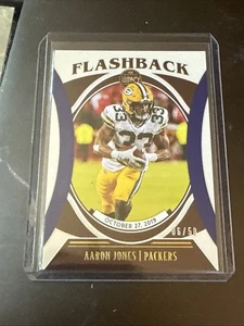 2021 Panini Legacy Flashback Blue #19 Aaron Jones /50 - FB - Picture 1 of 4