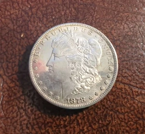 Moneda de dólar de plata Morgan 1878 S $1 marca de ceca de San Francisco Estados Unidos #2 - Imagen 1 de 2