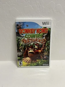 Donkey Kong Country Returns (Nintendo Wii, 2010) Limpio Completo En Caja - Probado - Imagen 1 de 8