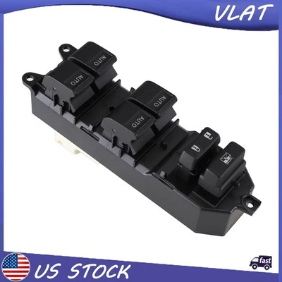 Interruptor de ventana eléctrica del lado del conductor para Toyota Tundra 2007 2008 2009 2010 2011-2021 Foto 1 de 4