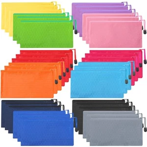 36Pcs Pencil Pouch Bulk,Waterproof Zipper Pencil Bags,Zipper Pencil Pouches,M... - Picture 1 of 6