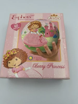 VTG STRAWBERRY SHORTCAKE Esphera360 Jigsaw 60 Pieces 3D Plastic Spherical Puzzle - Image 1 of 4