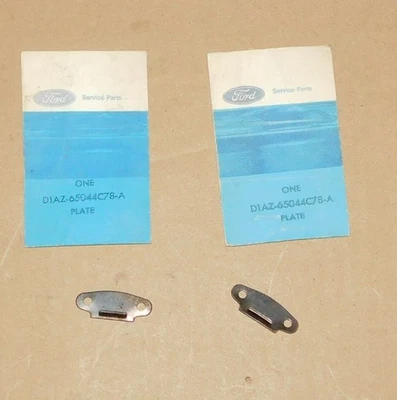 1971-72 Ford Galaxie (& Thunderbird Torino?) Dash Pad Retainer Plates - Lot of 2 - Image 1 of 2