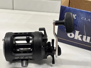 Vintage Okuma Classic Level Wind CLX 200LA Fishing Trolling Reel new in box - Picture 1 of 11