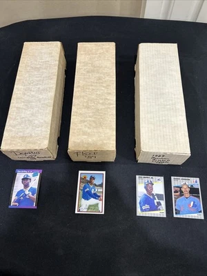 Lot of 3 - 1989 Fleer, Bowman, Donruss  Complete Sets Mint Ken Griffey Jr RC *13 - Image 1 of 4