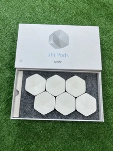 6 PACK - Xfinity xFi Pods WiFi Network Range Extender, 1st Generation, XE1-S - Picture 1 of 5