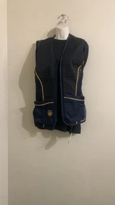 Beretta Maize And Blue Michigan Colors Small Shooting Vest - Picture 1 of 7