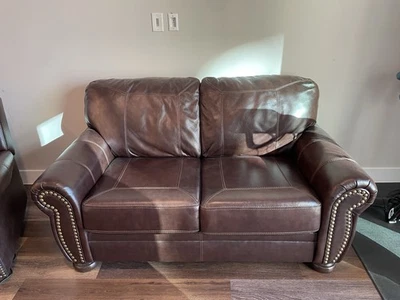 Leather Couch - Image 1 of 2