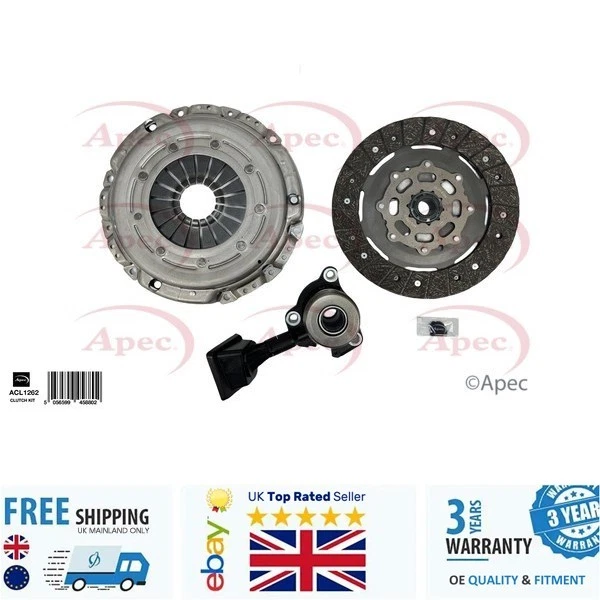 Clutch Kit ACL1262 For Peugeot 508  5008  3008 Ds DS Citroen DS5 9684841580 APEC - Image 1 of 1