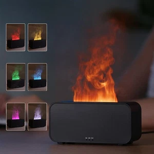 Black Timing Simulation Aroma Diffuser Usb Household Flame Humidifier Aromath... - Picture 1 of 5