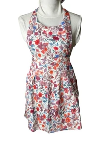 Neu Anthropologie Blumenmuster Vogel Muster Schürze Taschen Erwachsene - Bild 1 von 9