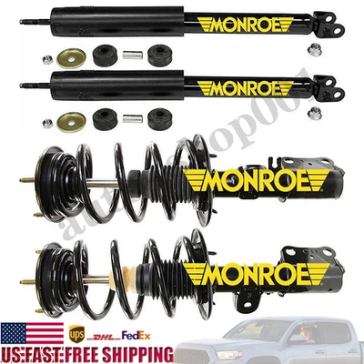 Conjunto completo de apoios de suspensão dianteiros e amortecedores traseiros 4X Monroe para 2013-2019 Ford Taurus_SP - Imagem 1 de 4