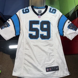 Luke Kuechly #59 Carolina Panthers Nike NFL On Field Trikot S Small weiß - Bild 1 von 11
