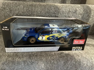 Sun Star 1/18 Subaru Impreza WRC Solberg Cyprus Rally 2003 #4363 Model Car - Image 1 of 4