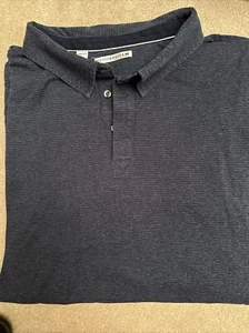 Cutter Buck Polos Herren 4XB blau Nadelstreifen, Bandkragen, klassisch, Freizeit - Bild 1 von 5