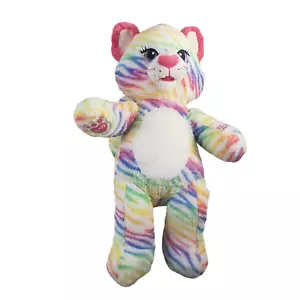 Build a Bear Rainbow Tiger Stripes Cat BAB inspirado en Lisa Frank - Imagen 1 de 10