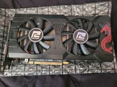 PowerColor AXRX 570 4GBD5-3DHD/OC Red Dragon Radeon Graphic Cards - Image 1 of 2