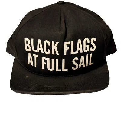 THE DECEDS HAT CO Banderas Negras a Vela Completa Gorra Snapback Foto 1 de 4