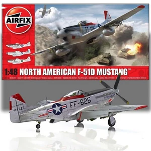 AIRFIX O5136 1/48 NORTH AMERICAN F-51D MUSTANG MODEL KIT  - Picture 1 of 5