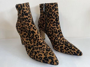 Steven by Steve Madden Women's Shoes Jenn Pointed Toe Ankle Leopard Size 7.5 - Picture 1 of 10
