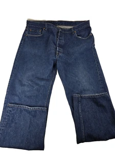 Levi's 501 XX blu denim taglia 44x34 bottoni mosca uomo USA cowboycore western rodeo - Foto 1 di 13