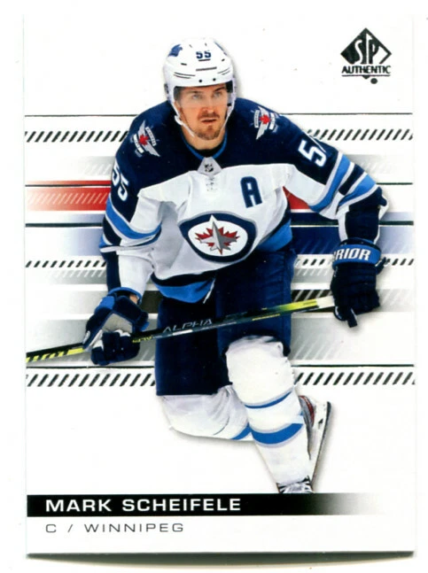 2019-20 SP Authentic Mark Scheifele Card #66 Winnipeg Jets - Image 1 of 1