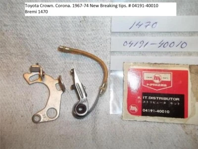 Toyota Crown. Corona. 1967-74 Новые точки зажигания... No 04191-40010 Bremi 1470   - Изображение 1 из 2