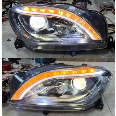 Mercedes-Benz ml166 headlight assembly ml350 ml400 2012-2016 full set EU origin - Image 1 of 4