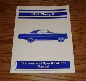 1967 Chevrolet Chevy II Features and Specifications Manual 67 - Bild 1 von 1