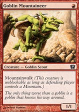 4x Goblin Mountaineer MTG 9th Edition NM Magic Regular