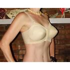 Vintage Ivory Exquisite Form Bullet Bra 44 B front closure pinup retro pointy