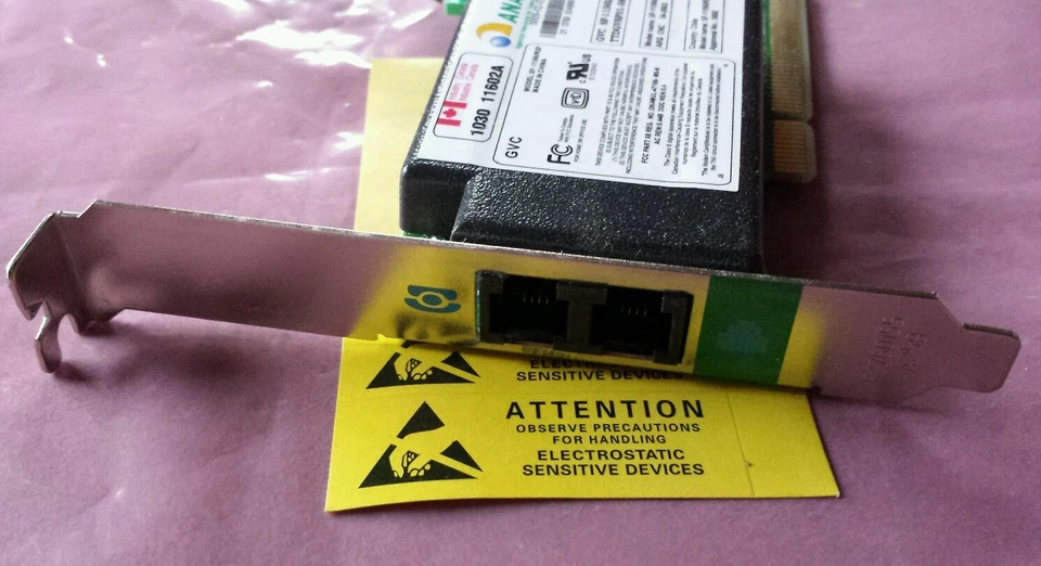 Anatel Dell 8F217 GVC SF-1156/R2F Internal 56K PCI Modem w/ cable *Free Shipping - Image 1 of 2