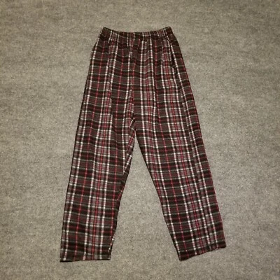Sahara Club Lounge Sleepwear Pants Men XL Extra Large Blue Gray White Red Plaid* - Image 1 of 4
