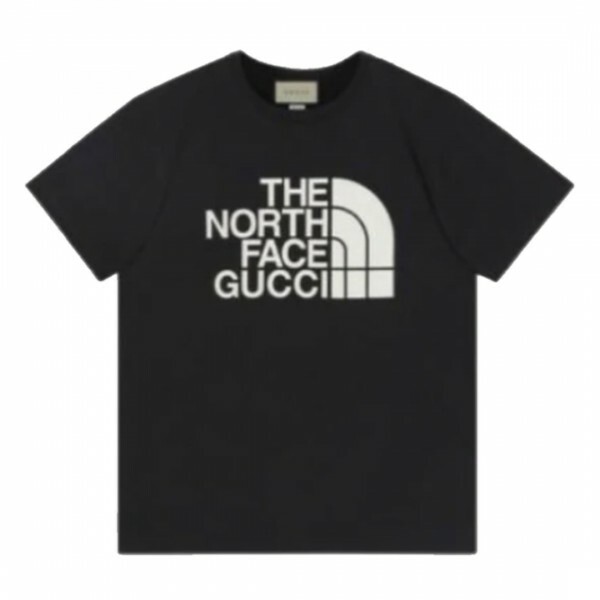 NORTH FACE X GUCCI COTTON T-SHIRT BLK 