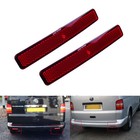 For VW T5 Transporter 2003-11 Rear Bumper Reflector Assembly Light Red Lens L+R