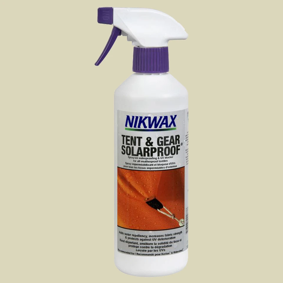 Nikwax Tent and Gear Solarproof 500 ml Inhalt 500 ml Imprägnier- und UV-Schutz-S