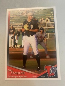 Fitz Stadler Card 2019 Lansing Lugnuts Team Card