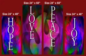 Inspirational Church Banners- Fruit of the Spirit  (4 BANNER SET) G216-1 - Picture 1 of 5