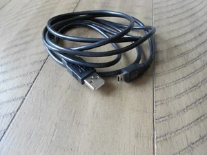 SEAGATE USB CABLE to mini-B end charging hard drive connector etc approx 5' long - Picture 1 of 6