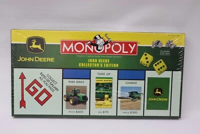 Monopoly John Deere Edición Coleccionista con Fichas de Tractor de Peltre Nuevo Sellado 2005 Foto 1 de 4