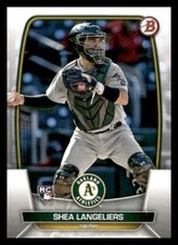 2023 Bowman #3RC Shea Langeliers Oakland Athletics Baseball card