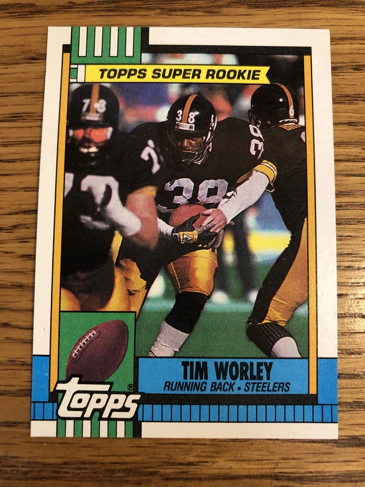 Tim Worley 1990 Topps Pittsburgh Steelers #175   *4167* - Image 1 of 1